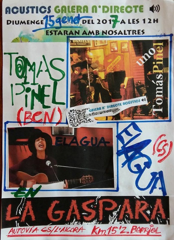 Gema Elagua - Tomás Pinel -Galera en directe